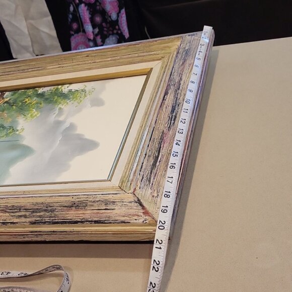 Mid Century Henry Anin Painting Japanese Harbor Scene Signed - Picture 12 of 15